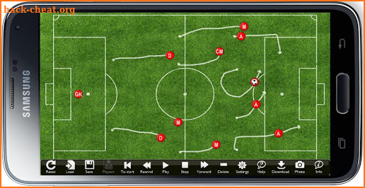 Soccer Play Designer and Coach Tactic Board screenshot