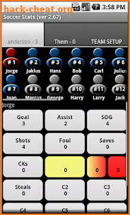 Soccer Stats w/ Timer screenshot