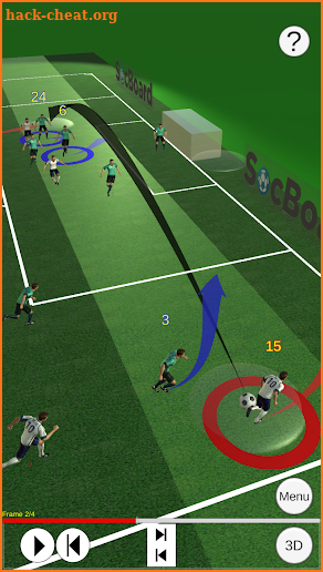 Soccer(Football) 3D Tactics Board screenshot