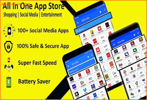 Social Browser:- All Social Media & Shopping Apps screenshot