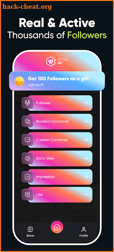 Social Jet - Followers & Likes screenshot