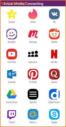 Social Media Connecting screenshot