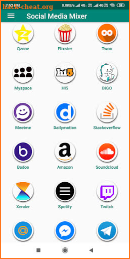 Social Media Mixer screenshot