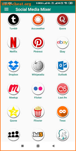 Social Media Mixer screenshot
