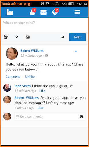 Social Network Lite screenshot