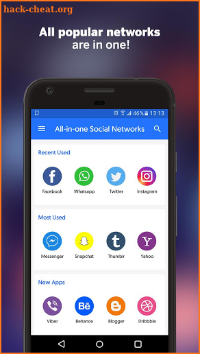 Social Networks, Messenger Media Site - All-in-one screenshot