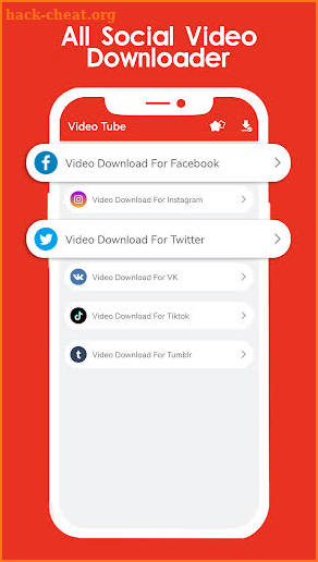 Social Video Tube Downloader screenshot