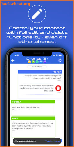 SOCIETY Secure Messenger screenshot