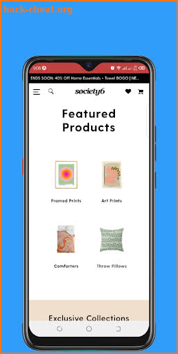 Society6 App screenshot