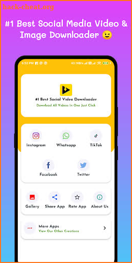 Socio - Social Media Video Downloader No Watermark screenshot