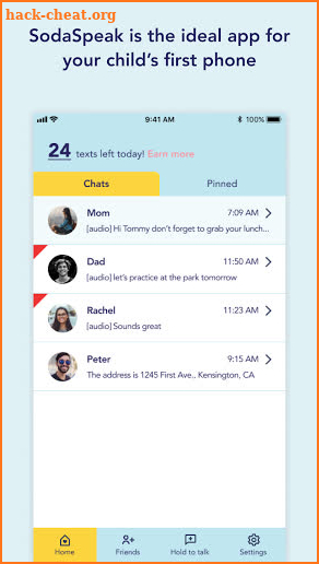 SodaSpeak: Kids Messenger App screenshot