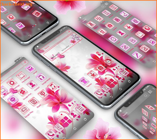 Soft Flower Launcher Theme screenshot