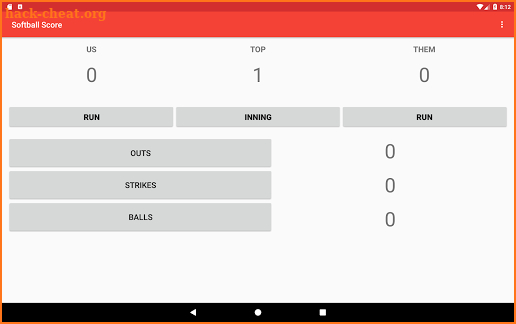 Softball Score screenshot