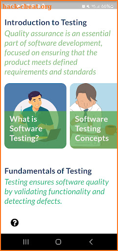 Software testing guide screenshot