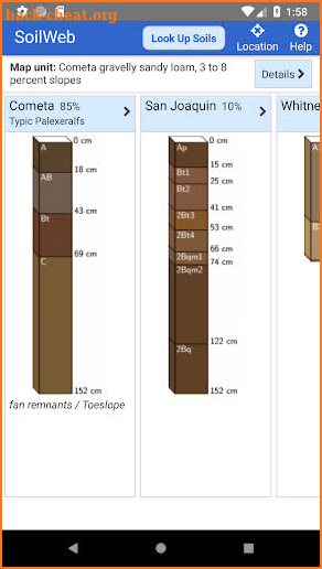 SoilWeb for Android screenshot