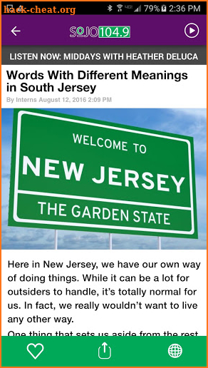 SoJO 104.9 - South Jersey's Own Variety (WSJO) screenshot