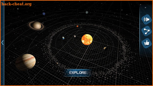 Solar system planet:  3D Universe Simulator screenshot