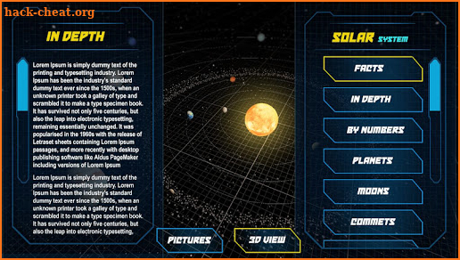 Solar system planets: 3d models & space explorer screenshot