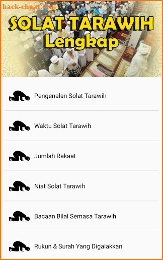 Solat Tarawih Lengkap screenshot