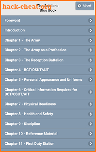 Soldier's Blue Book screenshot