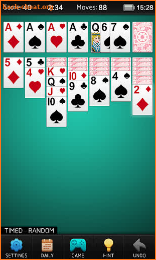 Solitaire screenshot