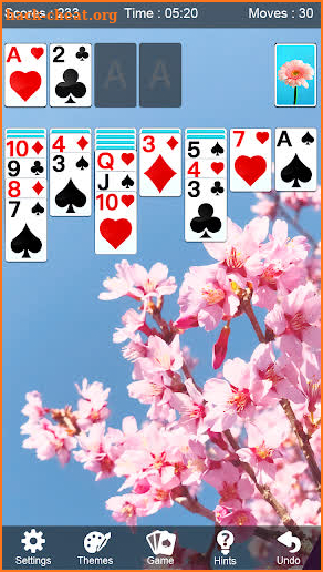 Solitaire screenshot