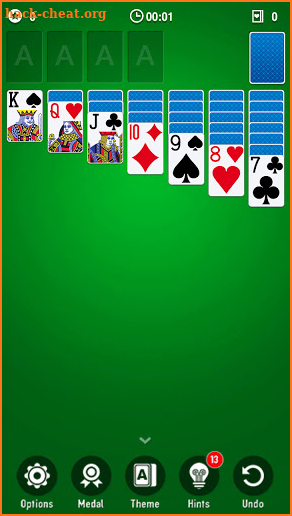 Solitaire screenshot