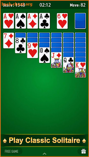 Solitaire screenshot