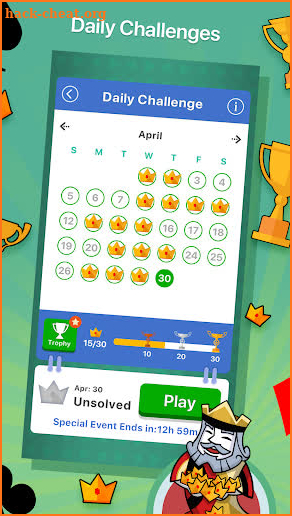 Solitaire screenshot