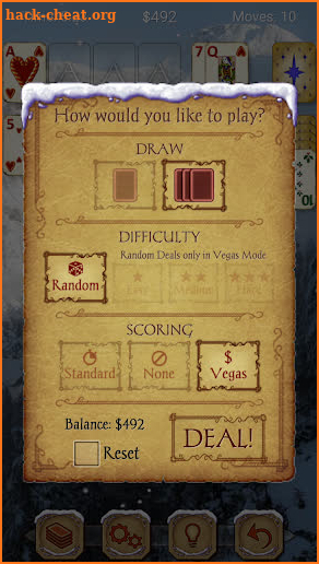 Solitaire screenshot