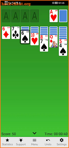 Solitaire screenshot