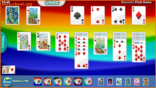 solitaire screenshot