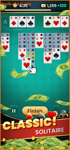 Solitaire cash real money screenshot