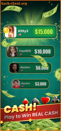 Solitaire-Cash Win Cash Hints screenshot