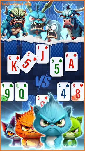 Solitaire Cats vs Zombies screenshot