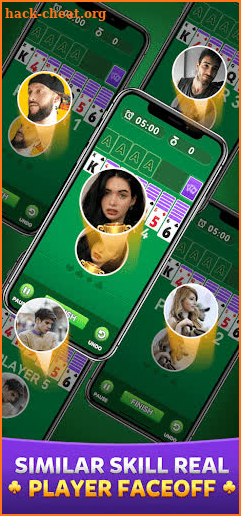 Solitaire-Clash Win Cash Hint screenshot