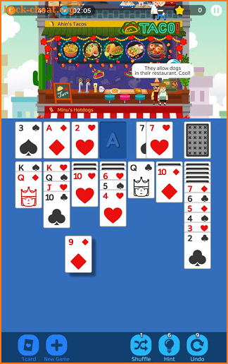 Solitaire Cooking Tower screenshot