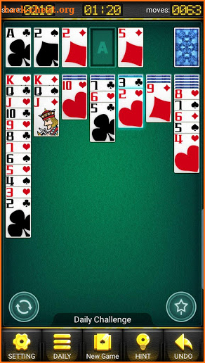 Solitaire- Daily Challenge Card Game screenshot