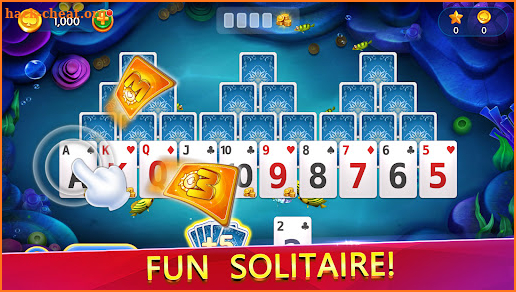 Solitaire - Deep Ocean Design screenshot