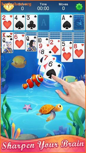 Solitaire Fish - Classic Klondike Card Game screenshot