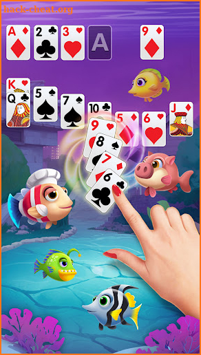 Solitaire Fish Game screenshot