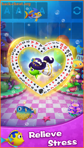 Solitaire Fish Klondike screenshot