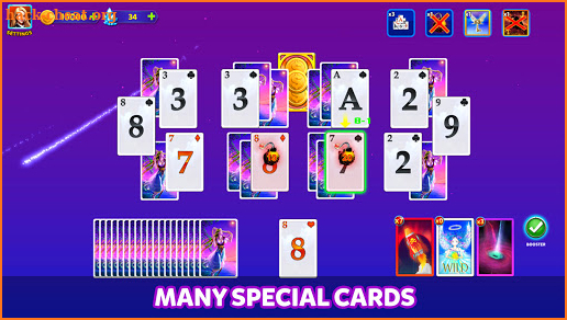 Solitaire Galaxy Adventure screenshot