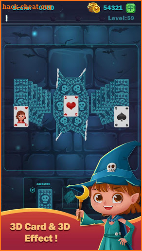 Solitaire Halloween screenshot