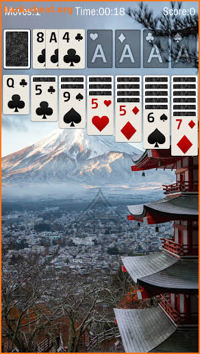 Solitaire Klondike: Japan Trip screenshot