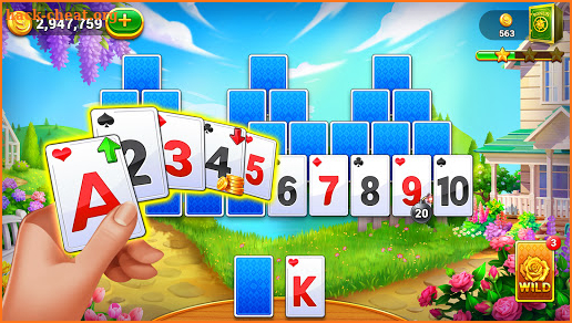 Solitaire Master - Tripeaks Garden Free Card Game screenshot