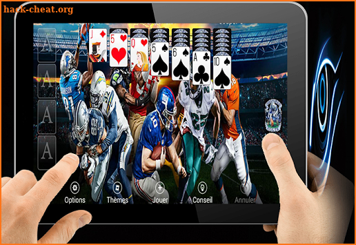 Solitaire NFL Theme screenshot