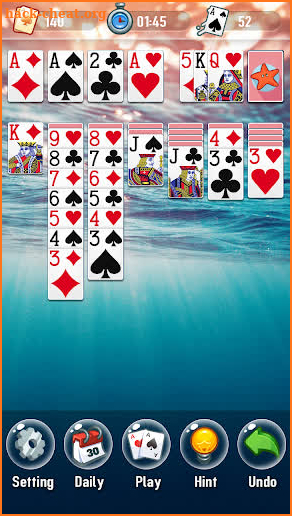 Solitaire - Ocean Fish screenshot