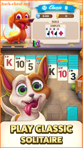 Solitaire Pets Adventure - Free Classic Card Game screenshot