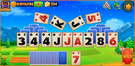 Solitaire Poker Card Puzzle screenshot